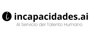 logo con nombre Logo Incapacidades.ai con nombre - gestión de incapacidades con inteligencia artificial
